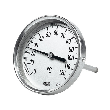 Riegler Bi-metallic thermometer, rear, L1=63 mm / L2=43 mm, Ø 63 102785