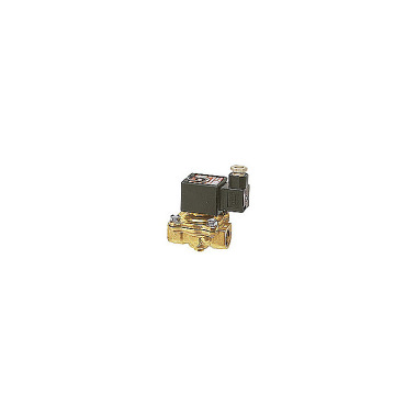 Riegler 2/2-way solenoid valve, NC, force pilot operated, 230 V, Rp 3/4 102837