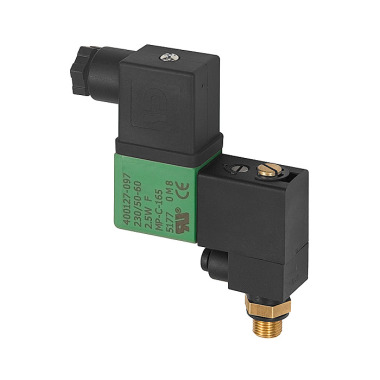 Riegler 3/2-way solenoid valve, Banjo connection, NC, 24 DC 102968