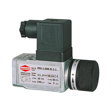 Riegler Vacuum pressure switch, electric, device plug type A, G 1/4, -0.85/-0.15 bar 103037