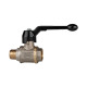 Riegler Ball valve heavy duty design, Manual lever, IT/ET, G/R 3/8 103272