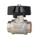 Riegler Ball valve heavy duty design, Butterfly handle, IT/IT, G 1/4 103287