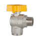 Riegler Rectangular ball valve, nickel-plated brass, IT/ET, R/Rp 1/2 103313