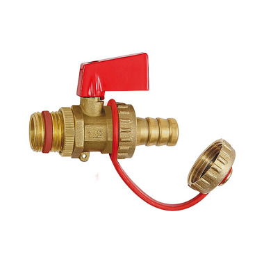 Riegler KFE ball valve, brass, G 1/2, nozzle LW 13 103414