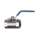 Riegler Stainless steel ball valve, 1-piece, full bore, G 1/4 103423