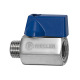 Riegler Mini ball valve, Stainless steel 1.4401, IT/ET, G 1/4, DN 8 103492