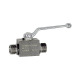 Riegler Ball valve, high pressure version, light series, steel, M14x1,5 103499