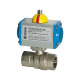 Riegler Brass ball valve, Pneumat. actuation drive double-acting, Rp 1/2 103521