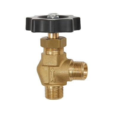 Riegler Angle shut-off valve, brass, AG, G 1/4, DN 5.5 103721