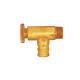 Riegler Drain and vent valve, brass, angle shape, G 1/4 103740