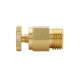 Riegler Drain and vent valve, brass, straight form, G 1/8 103741