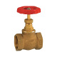 Riegler Bushing - blocking valve, Brass, G 1/2, DN 15 103789