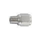 Riegler Check valve, miniature design, nickel-plated brass, R/Rp 1/4, 0.2 bar 103846