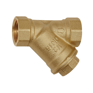 Riegler Dirt strainer, bright brass, G 1/4, DN 8, mesh width 0.5 mm 105688