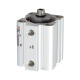 Riegler Short stroke cylinder, double acting, magnet, piston Ø 25, stroke 25, G 1/8 105914