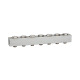 Riegler Supply strip for the way valves, with 7 valve positions, G 1/8 106615