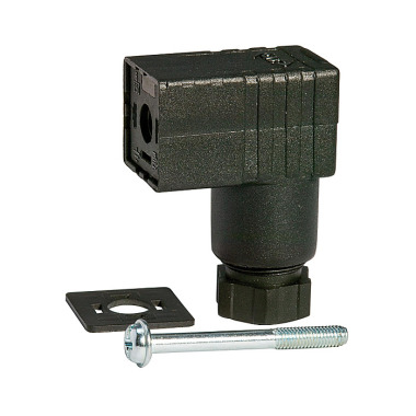 Riegler Device plug for mini solenoid valves 15 mm, PG 9 Form C 106660