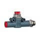 Riegler Quick relief valve, Contr. venting, M5 (outlet), hose 4 (inlet) 106769