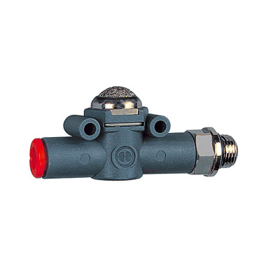 Riegler Quick relief valve »lineonline«, silencer, M5, for hose Ø 4 mm 106776