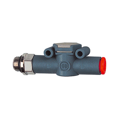 Riegler Check valve, Thread (inlet) - hose (outlet), M5, hose 4 106805