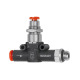 Riegler Pneum.releasable check valve, thread G 3/8, thread 8 106830