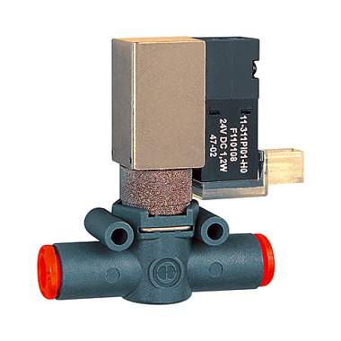 Riegler 3/2-way solenoid valve silenced exhaust, NC, Schl.6 106843