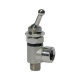 Riegler 2/2-way toggle lever valve, both sides, screw connection, G 1/8 107009