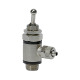 Riegler 2/2-way rocker arm valve, both sides, quick connection G1/8, hose 8/6 107012