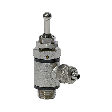 Riegler 3/2-way rocker valve, hose quick connection G1/8, hose 8/6 107026