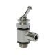 Riegler 3/2-way toggle lever valve, Hose side, Push-in connector, G 1/8 107031