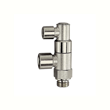 Riegler Stopper valve pneumatically actuated, G 1/8, G 1/8 i., G 1/8 i. 107061