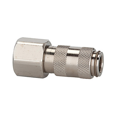 Riegler Quick release coupling NW 2.7, nickel-plated brass, M5 IG 107089