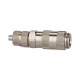 Riegler Quick release coupling NW 2.7, nickel-plated brass, hose connection 4x3 107093