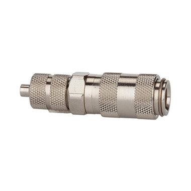 Riegler Quick release coupling NW 2.7, nickel-plated brass, hose connection 5x3 107094