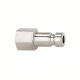 Riegler Nipple for couplings I.D. 2.7, St. steel 1.4404, G 1/8 IT, AF 12 107124