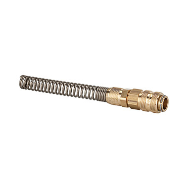 Riegler Quick release coupling NW 5, brass, rotatable, hose 6x4 107143