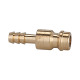 Riegler Insert sleeve for couplings NW 5, brass plain, sleeve LW 6 107146