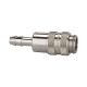 Riegler Quick release coupling NW 5, nickel-plated brass, nozzle LW 4 107164