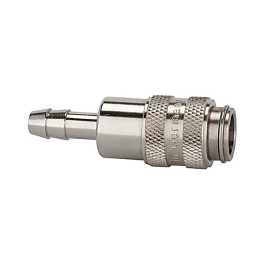 Riegler Quick-connect coupling I.D. 5, nickel-plated brass, Sleeve I.D. 5 107165