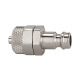 Riegler Nipple for couplings NW 5, nickel-plated brass, for hose 8x6 107181