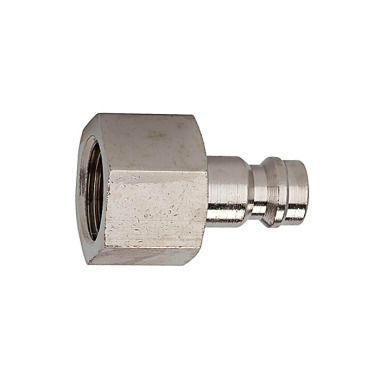 Riegler Nipple for couplings NW 5, nickel-plated brass, G 1/8 IG 107187