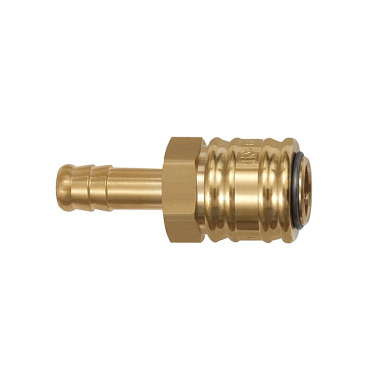 Riegler Quick release coupling NW 7.2, brass bare, nozzle LW 6 107214