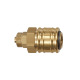 Riegler Quick release coupling NW 7.2, brass, hose connection 8x6 107220