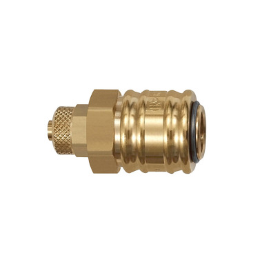 Riegler Quick release coupling NW 7.2, brass, hose connection 10x8 107221