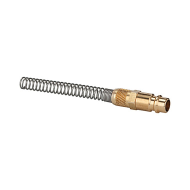 Riegler Nipple, NW 7.2 - 7.8, brass, 8x6, union nut, kink protection 107250