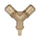 Riegler Distributor, 2 quick release couplings NW7.2, nipple NW7.2-7.8 G3/8 107262