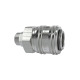 Riegler Quick release coupling NW 7.2, nickel-plated brass, hose connection 6x4 107291