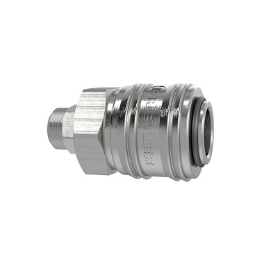 Riegler Quick-connect coupling I.D. 7.2, nickel-plated brass, Hose 10x8 107293