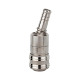 Riegler Quick release coupling NW 7.2, nickel-plated brass, nozzle 6 mm rotatable 107295