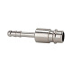 Riegler Insert sleeve for couplings NW 7.2 - 7.8, nickel-plated brass, sleeve LW 6 107300